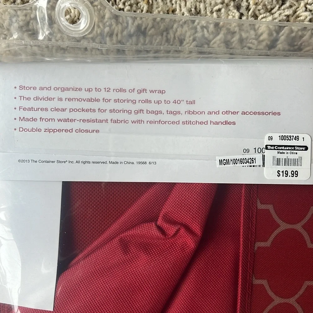 Holiday Wrap & Tote Organizer [The Container Store]